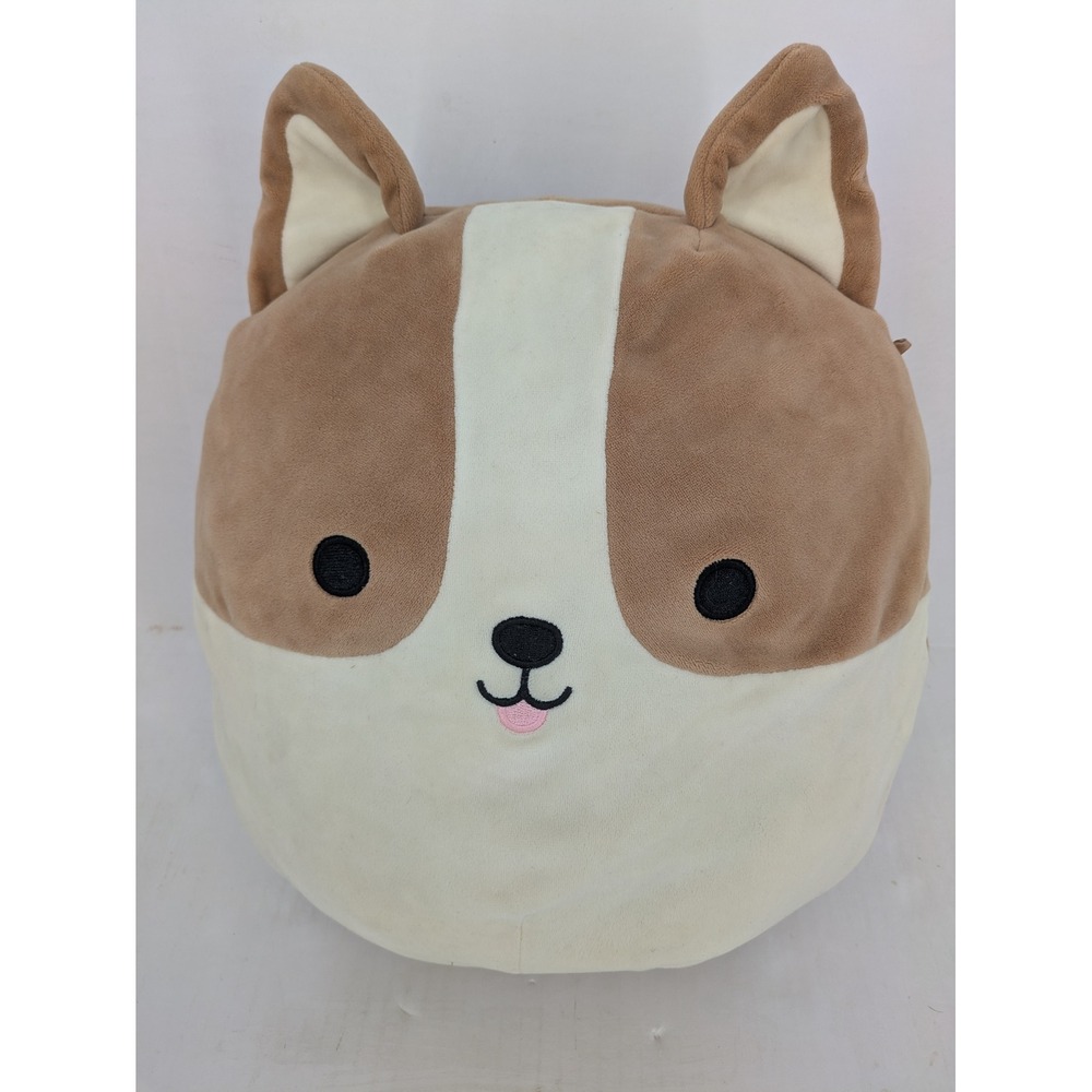 Squishmallows Regina Corgi Dog Plush Medium 10" Puppy Brown Dog Toy Plushie Cute
